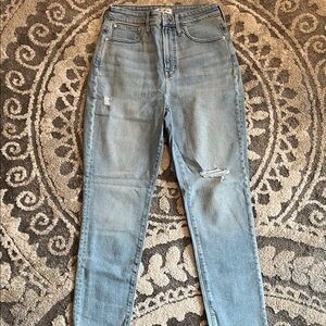 Madewell High Rise Light Blue Jeans